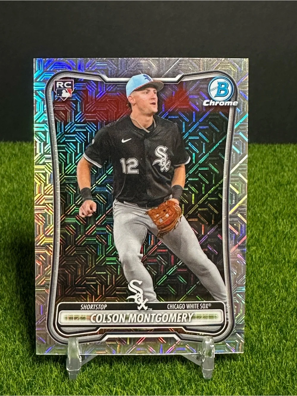 Colson Montgomery RC 2026 Bowman Chrome Mega IMAGE VARIATION SSP Mojo Refractor